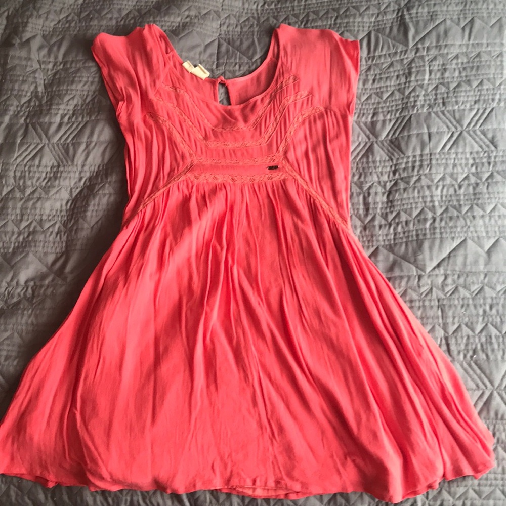 Roxy Coral colored summer dress
